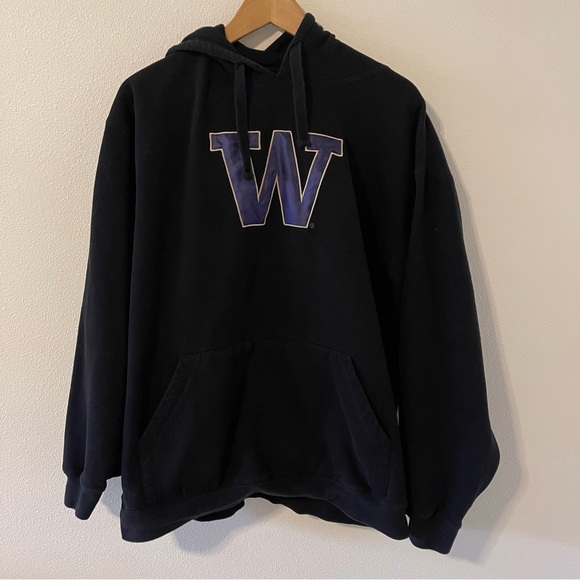Campus Heritage Shirts University Of Washington Black Hoodie Purple